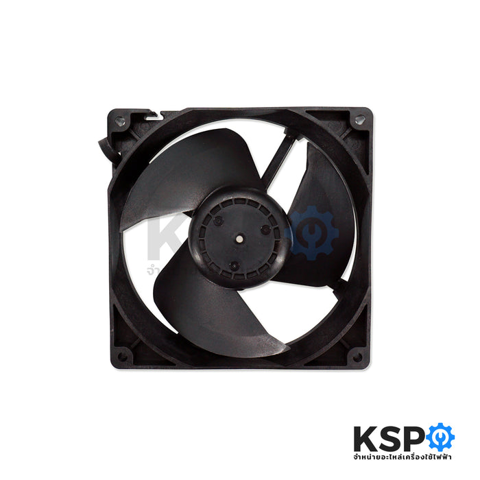 พัดลมตู้เย็น พัดลมระบายความร้อน HITACHI ฮิตาชิ รุ่น 12537JE-14P-BU DC 14V 0.17A ขนาด 5x5 อะไหล่ตู้เย็น