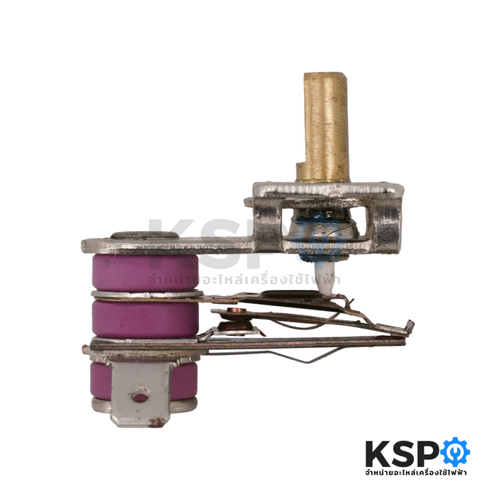 เทอร์โมสตัทเตาอบ เทอร์โมควบคุมความร้อน 10A / 250V แกนยาว 14mm เทอร์โมควบคุมความร้อน อะไหล่เตาอบ