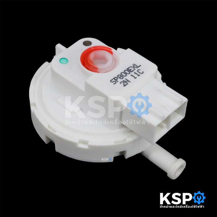 เพรสเชอร์สวิทซ์ เซ็นเซอร์ระดับน้ำ เครื่องซักผ้า HITACHI ฮิตาชิ SP800EXL Part No.PTSF-110LJ 010 (แท้) อะไหล่เครื่องซักผ้า