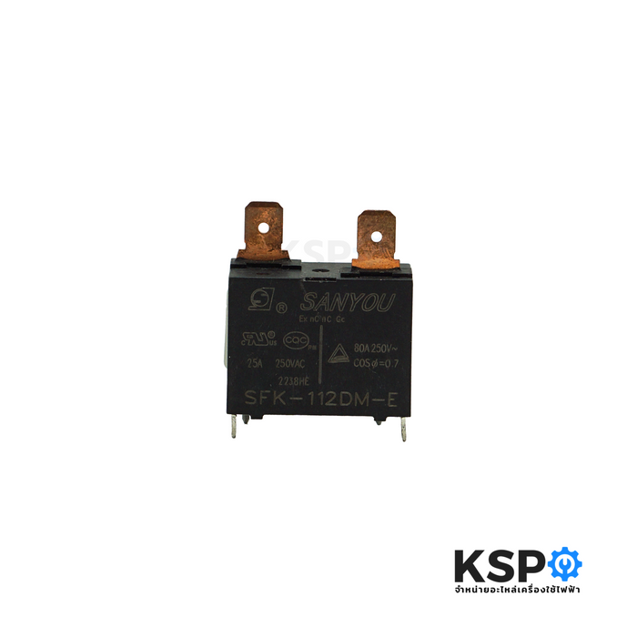 รีเลย์แอร์ รีเลย์เครื่องปรับอากาศ ทั่วไป Part. SFK-112DM-E 12V 25A/80A 250VAC อะไหล่แอร์