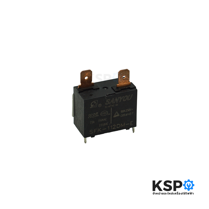 รีเลย์แอร์ รีเลย์เครื่องปรับอากาศ ทั่วไป Part. SFK-112DM-E 12V 25A/80A 250VAC อะไหล่แอร์