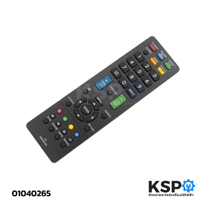 รีโมททีวี SHARP ชาร์ป รุ่น GB349WJSA สำหรับทีวีชาร์ป LCD, LED อะไหล่ทีวี