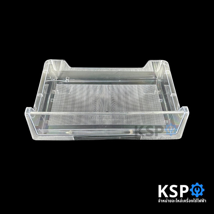 ถาดใต้ช่องฟรีส ถาดแช่เนื้อ ตู้เย็น MITSUBISHI มิตซูบิชิ Part. KIEJ27412 ใช้กับรุ่น MR-18 ทุกรุ่น (แท้จากศูนย์) อะไหล่ตู้เย็น