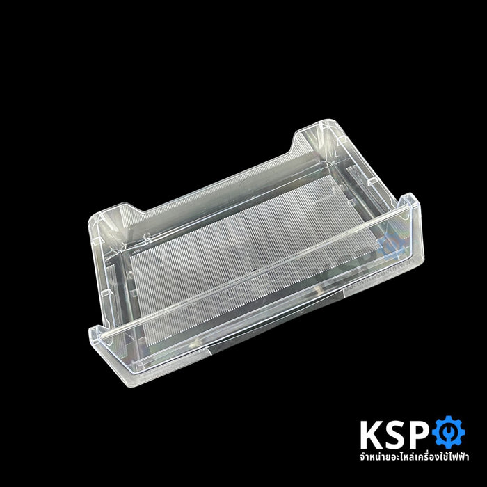 ถาดใต้ช่องฟรีส ถาดแช่เนื้อ ตู้เย็น MITSUBISHI มิตซูบิชิ Part. KIEJ27412 ใช้กับรุ่น MR-18 ทุกรุ่น (แท้จากศูนย์) อะไหล่ตู้เย็น