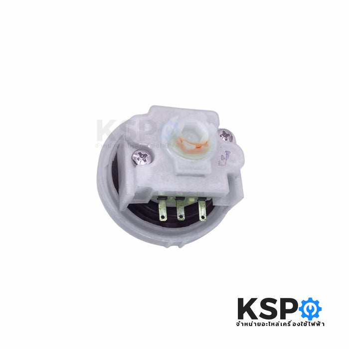 เพรสเชอร์สวิทซ์ เครื่องซักผ้า TOSHIBA โตชิบา Q602VL DC5V สามารถใช้แทน WL-90AT (ขั้วขาเสียบ 3ขา) ไม่มีปีก อะไหล่เครื่องซักผ้า