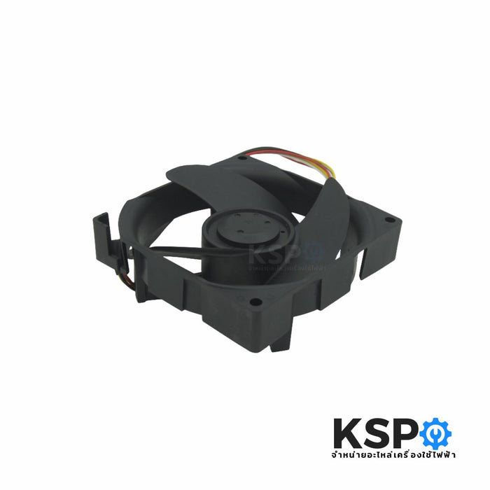 พัดลมตู้เย็น พัดลมระบายความร้อน MITSUBISHI มิตซูบิชิ รุ่น 3612JL-04W-S56 DC12V 0.23A ขนาด 3.5"x3.5" 4สาย อะไหล่ตู้เย็น