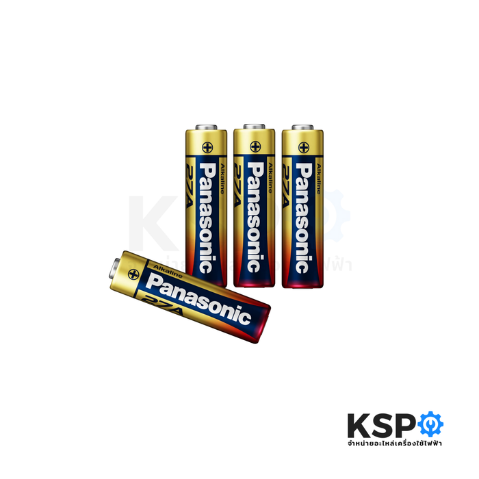 ถ่านอัลคาไลน์ 27A 12V PANASONIC พานาโซนิค LRV27A /1BPA แพ็ค 1ก้อน Alkaline Battery แบตเตอรี่