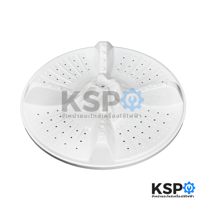 ใบพัดเครื่องซักผ้า HAIER ไฮเออร์ รุ่น 2 ถัง ขนาด 35cm รูแกน 10ฟัน อะไหล่เครื่องซักผ้า