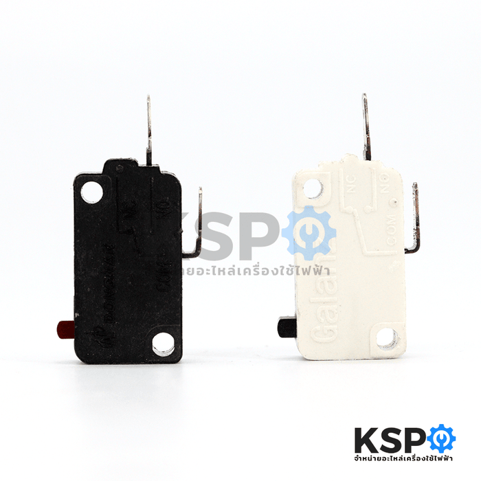 ไมโครสวิทช์ ไมโครเวฟ เตาอบ หม้อลมร้อน 2 ขา KW3A 16A 125V/250V (แท้ มือ2) (1 ชิ้น คละสี ) อะไหล่ไมโครเวฟ